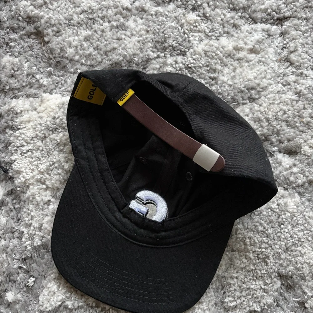 Golf LeFleur tyler the creator Classic Black Cap with White Initial - Picture 2 of 2